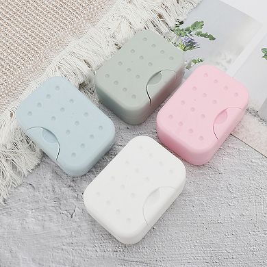 Portable Soap Holder for Bathroom 4.33"x3.15"x1.97" 1 Pc