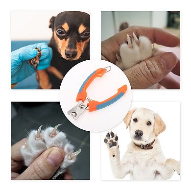 Durable Pet Nail Clippers with Tail Buckle for Pet 4.33"x2.76" 1 Pc