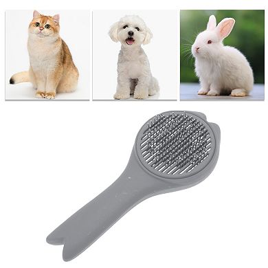 Durable V Shape Tail Pet Grooming Brush for Dog 7.87"x3.07"x1.97" 1 Pc