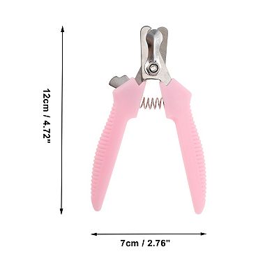 Durable Short Handle Pet Nail Clippers for Cat for Dog 4.72"x2.76" 1 Pc