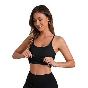 Women's Camisole Built-in Bra Padded Workout Basic Invisible Tank Top