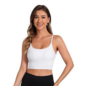 Women's Camisole Built-in Bra Padded Workout Basic Invisible Tank Top