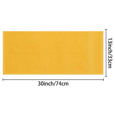 4 Pack Cotton Textured Hand Towels Set, Absorbent Towels Set for Bathroom 13"x30"