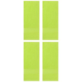 4 Pack Cotton Textured Hand Towels Set, Absorbent Towels Set for Bathroom 13"x30"