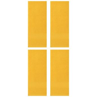 4 Pack Cotton Textured Hand Towels Set, Absorbent Towels Set for Bathroom 13"x30"