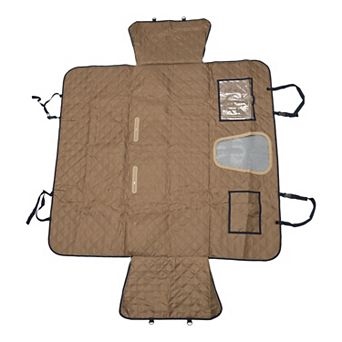 Magic Tapes Car Seat Cover with Safety Belts Hanging Ropes for Pet 1 pc