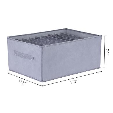 Storage Cube, Fabric Storage Bin with Handles for Shelves Closet, 1 Pcs Collapsible Storage Basket