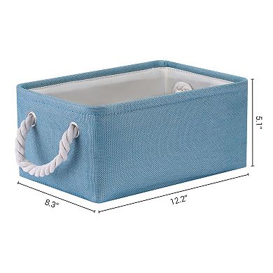 3 Pcs Storage Cube, Fabric Storage Bin with Handles for Closet, Storage Basket
