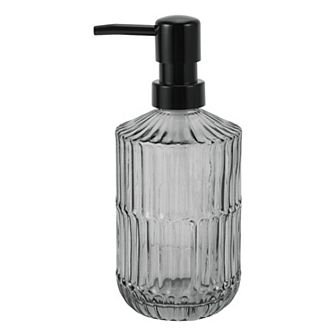 Simple Vertical Lines Soap Pump Dispenser for Bathroom 450ml 1 pc