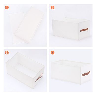 Storage Cube, Fabric Storage Bins with Handles for Shelves Closet, 1 Pack Foldable Storage Basket