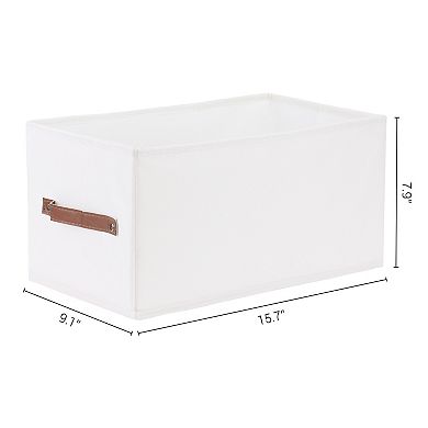 Storage Cube, Fabric Storage Bins with Handles for Shelves Closet, 1 Pack Foldable Storage Basket