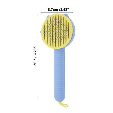 Durable Pet Grooming Brush for Dog for Cat 7.87"x3.43"x1.89" 1 Pc