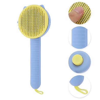 Durable Pet Grooming Brush for Dog for Cat 7.87"x3.43"x1.89" 1 Pc