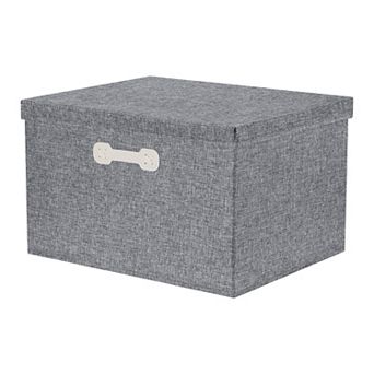 Storage Cube, Fabric Storage Bin with Lid and Handle for Shelves Closet, Collapsible Storage Basket