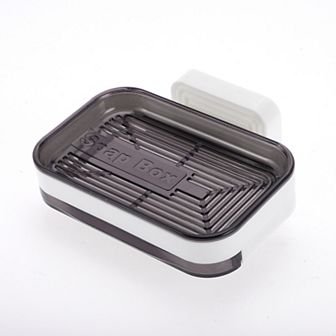 Wall Mounted Double Layer Soap Dish for Bathroom Kitchen 4.96"x3.39"x1.02" 1 pc
