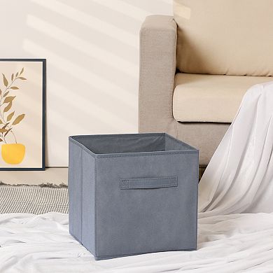 1 Pcs Collapsible Fabric Storage Cube Bin for Shelves Closet, 11 Inch Square Storage Basket