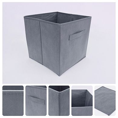 1 Pcs Collapsible Fabric Storage Cube Bin for Shelves Closet, 11 Inch Square Storage Basket