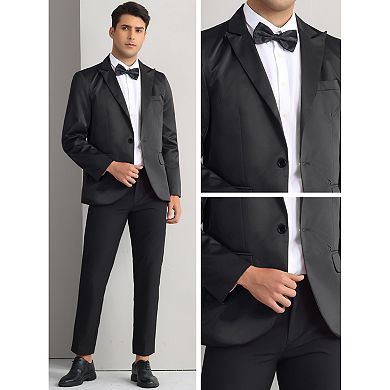 Formal Blazer for Men's One Button Peak Lapel Wedding Prom Sports Coat