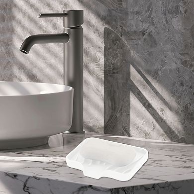 Waterproof Soap Holder with Draining for Bathroom 4.8"x3.94"x0.71" 1 Pc