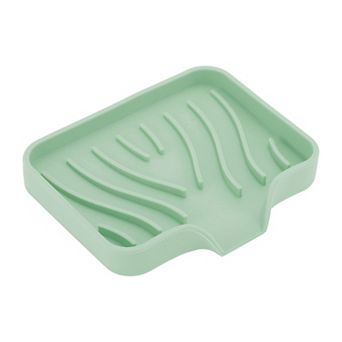 Waterproof Soap Holder with Draining for Bathroom 10.04"x5.51"x0.79" 1 pc