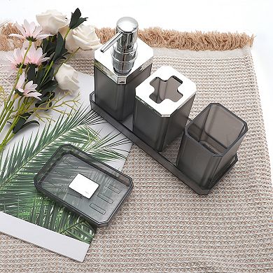 Fashion Soap Pump Dispenser Set for Bathroom for Laundry Rooms 1 Set