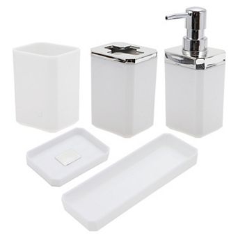Fashion Soap Pump Dispenser Set for Bathroom for Laundry Rooms 1 Set