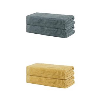 4 Pack Cotton Bath Towels Set, Large Towels, Towels Set 28" x 56"