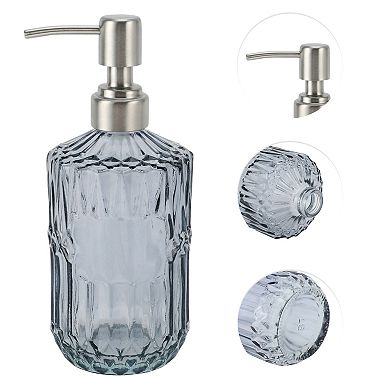 Simple Cylindrical Soap Pump Dispenser for Bath 450ml 1 Pc