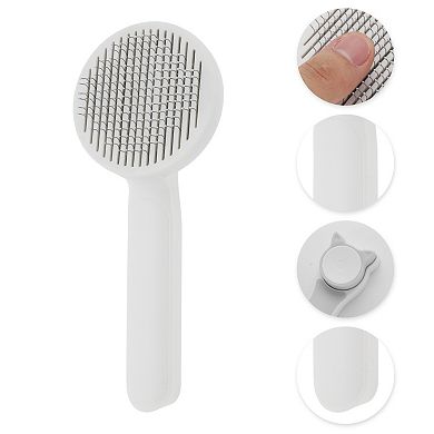 Durable Ear Shape Pet Grooming Brush for Pet 7.48"x4.21"x1.81" 1 Pc