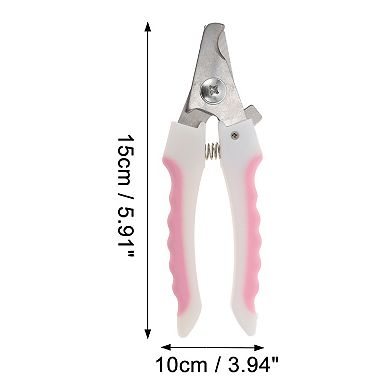 Durable Pet Nail Clippers with File for Dog for Cat 5.91"x3.94" 1 Set