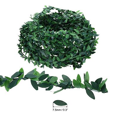 24.6 Ft Artificial Vines, Artificial Ivy Greenery Garland Fake Vine Leaf Garland