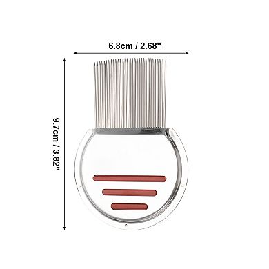 Durable Semi-circular Type Pet Grooming Brush for Pet 3.82"x2.68"