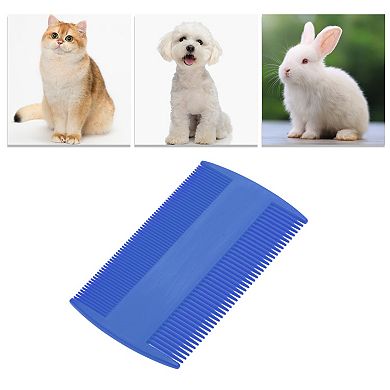Durable Double-sided Teeth Pet Grooming Brush for Pet 3.54"x1.97"
