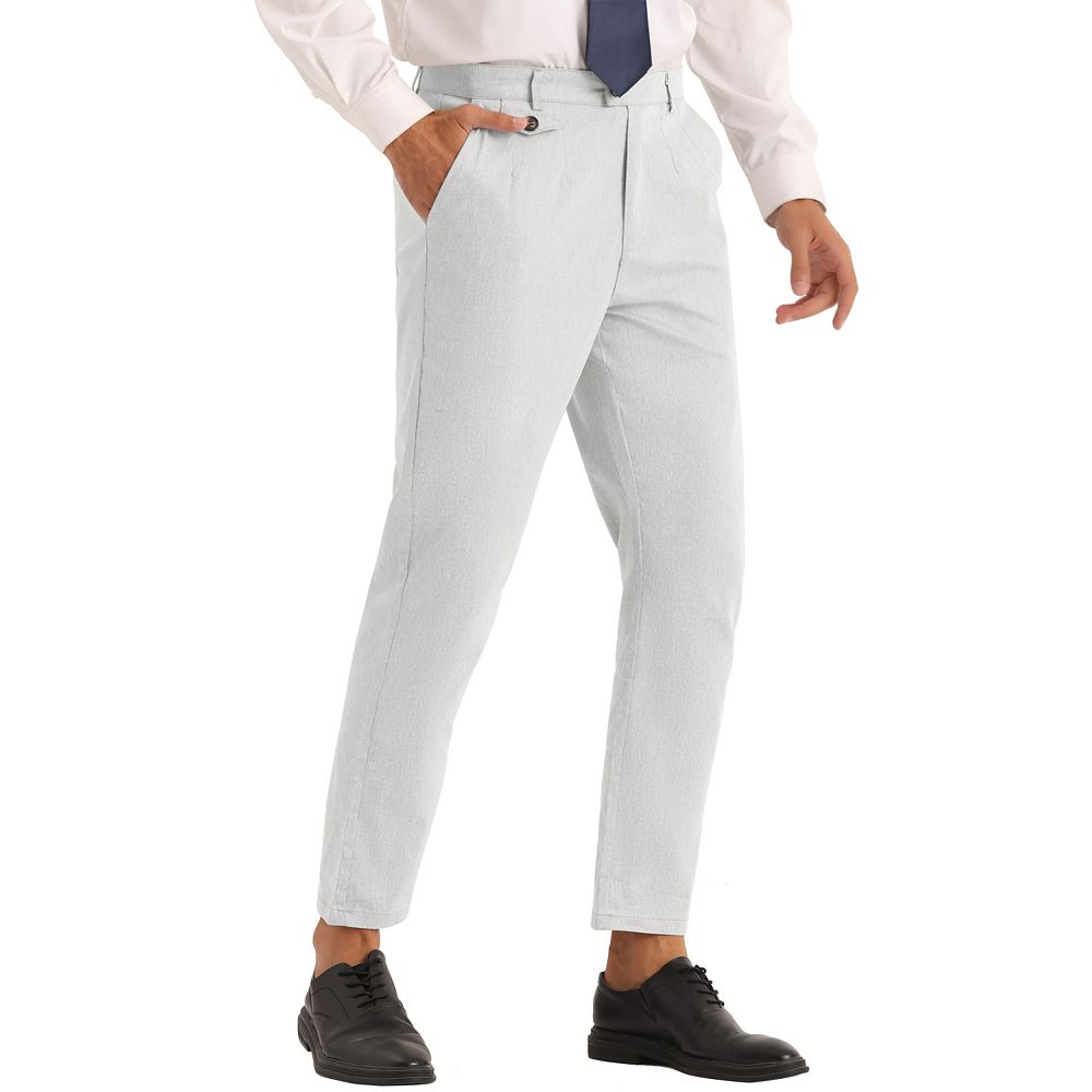 Mens Pleated Front Traditional Fit Dress Pant
