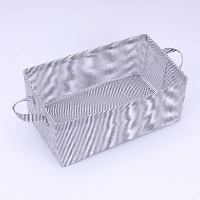 Fabric Storage Bin with Handles for Shelves Closet, Collapsible Storage Cube Basket