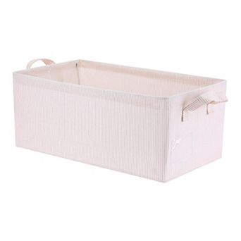 Fabric Storage Bin with Handles for Shelves Closet, Collapsible Storage Cube Basket