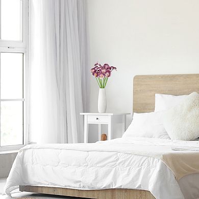 Artificial Calla-Lily Flowers, 12 Stem Bouquets Artificial Latex Real Touch Flowers for Wedding