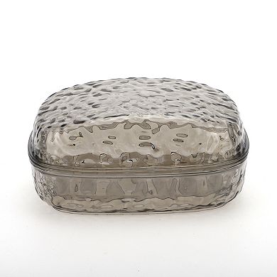 Waterproof with Cover Soap Holder for Bathroom 5.51"x4.13"x2.52" 1 Pc