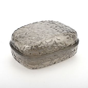 Waterproof with Cover Soap Holder for Bathroom 5.51"x4.13"x2.52" 1 pc