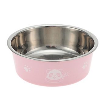 Non-Skid Medium Dog Bowl Panda Pattern for Indoor and Outdoor 1 pc
