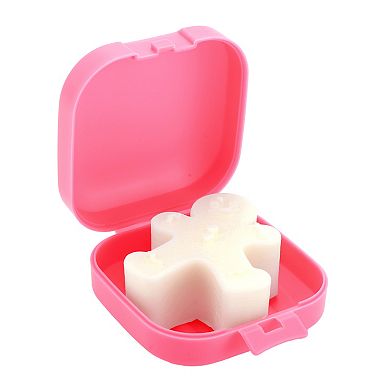 Seal Small with Cover Soap Holder for Bathroom 3.11"x3.11"x1.5" 1 Pc
