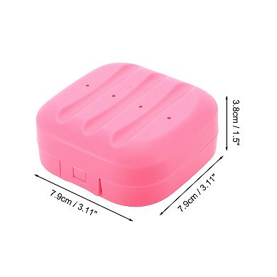 Seal Small with Cover Soap Holder for Bathroom 3.11"x3.11"x1.5" 1 Pc
