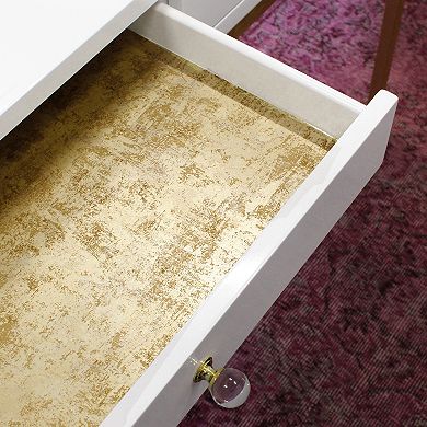 Tempaper Distressed Metallic Gold Leaf Peel and Stick Wallpaper