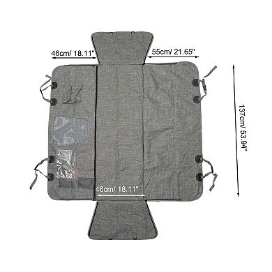 Removable Car Seat Cover for Dog for Cat Grey 1 Pc