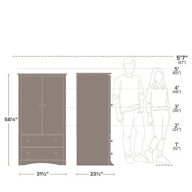 Prepac 2-Drawer Armoire