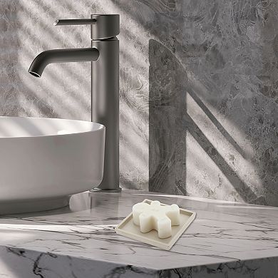 Waterproof Square Soap Holder for Bathroom 3.62"x3.62"x0.43" 1 Pc