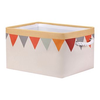 Fabric Storage Cube Bin with Handles for Shelves Closet, 1 Pack Collapsible Storage Basket