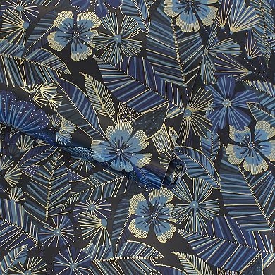 Tempaper Metallic Bloom Peel and Stick Wallpaper