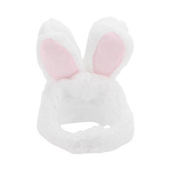 Funny Rabbit Style Pet Headwear for Pet White Pink 1 pc