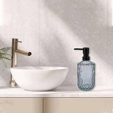 Simple Cylindrical Soap Pump Dispenser for Bathroom 450ml 1 Pc